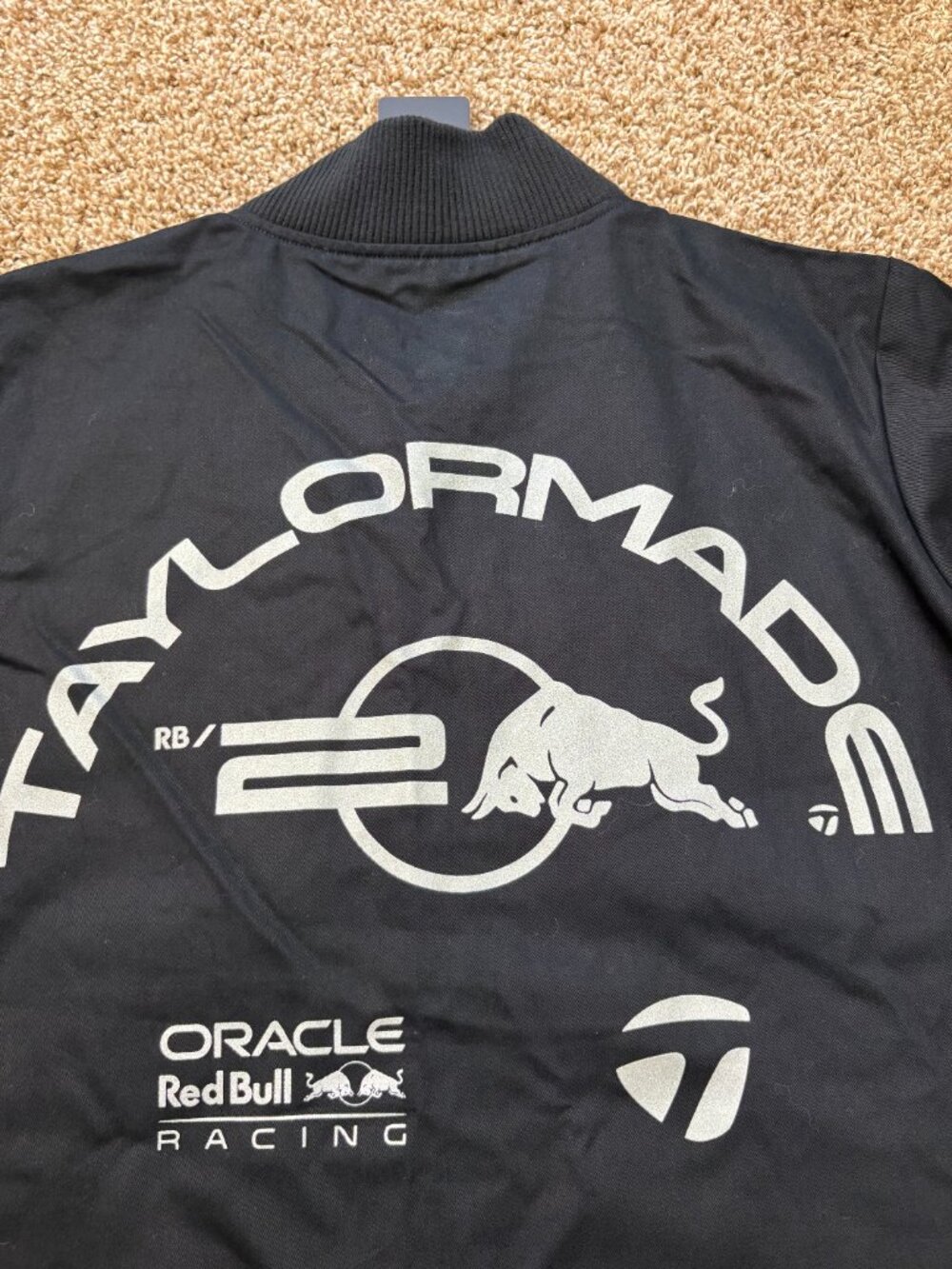 Brand New Taylor Made F1 Redbull Oracle Black Mechanic Jacket Mens Size Small - Picture 10 of 12